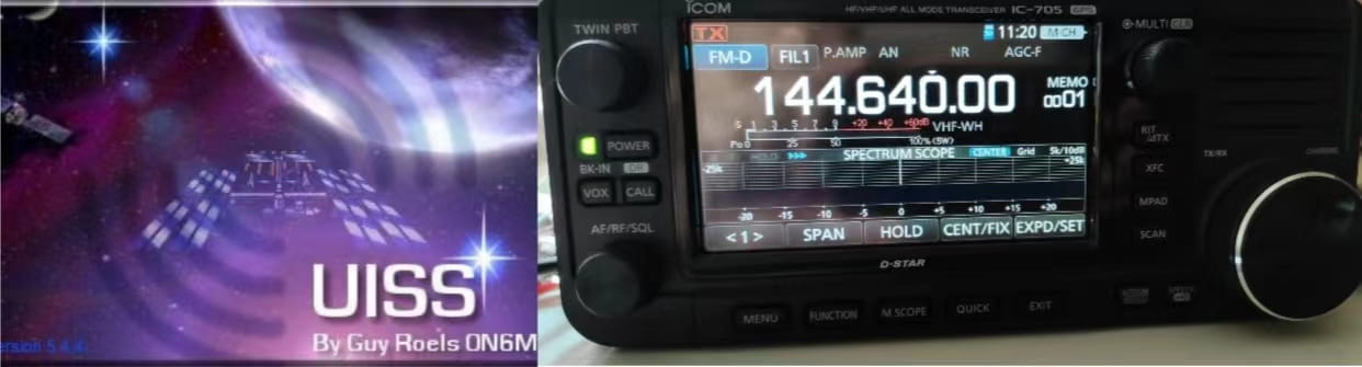 UISS連線IC-705發送APRS訊息
